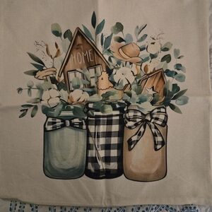 Farmhouse Pillow Covers Set Of 4 18x18 Also Matching Runner